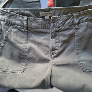 Coldwater Creek Olive Green Petite Everyday Chino Jeans